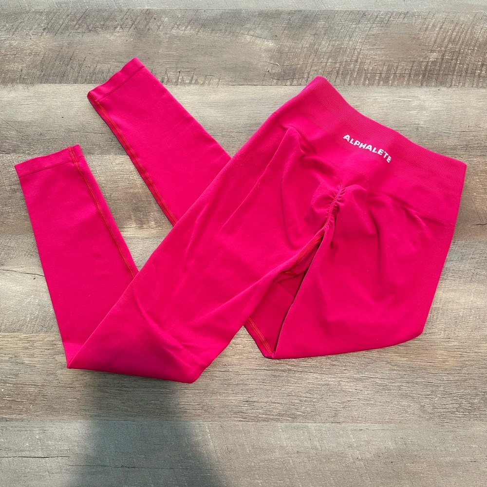 Alphalete Amplify Pink Leggings